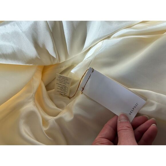 NWT Delpozo White Floral Pattern Short Dress Size 36FR - Picture 9 of 12